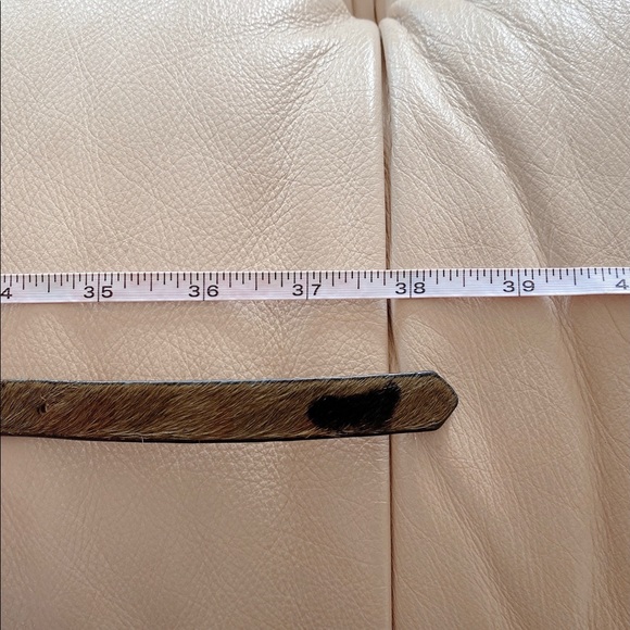 Banana Republic Calf Hair Leather Camouflage Belt - Picture 9 of 9